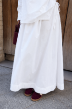 JUPE POP COTON BLANC