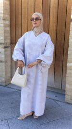 ROBE BREEZE BEIGE-TAUPE – Image 3