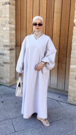 ROBE BREEZE BEIGE-TAUPE – Image 2