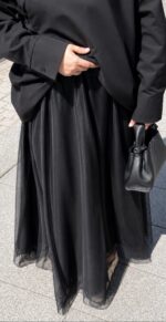 JUPE PIPA TULLE NOIR