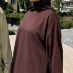 T-SHIRT CLOUD MARRON