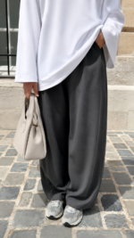 PANTALON BARREL GRIS