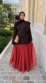 BLAZER SANS MANCHES MARRON – Image 3