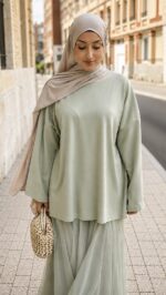 T-SHIRT CLOUD VERT – Image 3