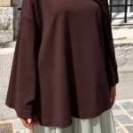T-SHIRT CLOUD MARRON