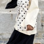 BLAZER SANS MANCHES POIS