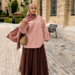 JUPE PIPA TULLE MARRON