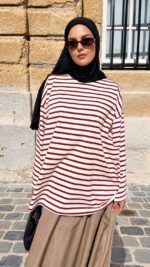 T-SHIRT MARIN CERISE – Image 2