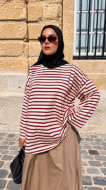T-SHIRT MARIN CERISE – Image 3