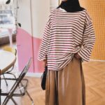T-SHIRT MARIN CERISE