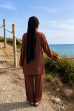 BURKINI ACTIVE 3 PIÈCES - CHOCOLAT – Image 2