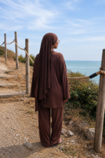 BURKINI OVERSIZE 3 PIÈCES - CHOCOLAT – Image 3