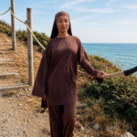 BURKINI OVERSIZE 3 PIÈCES - CHOCOLAT