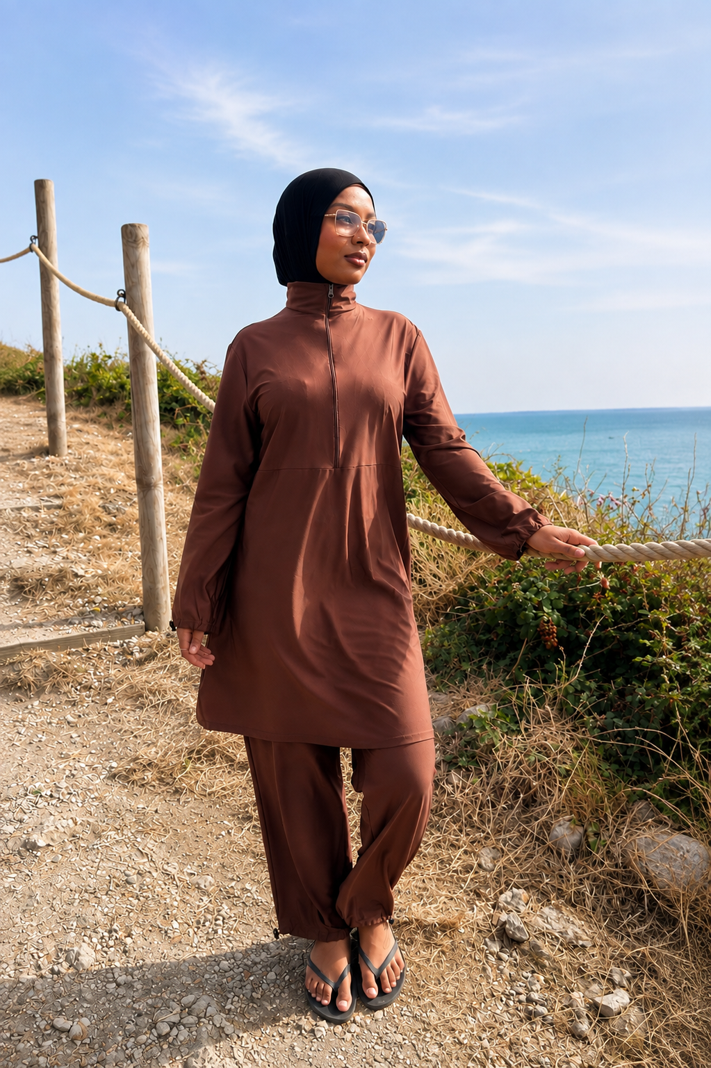 be9ed7c1-43a5-4f40-b04a-133af36e8bab BURKINI ACTIVE 3 PIÈCES - CHOCOLAT – Image 1