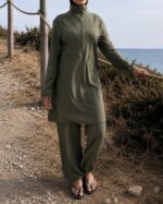BURKINI ACTIVE 3 PIÈCES - VERT – Image 2