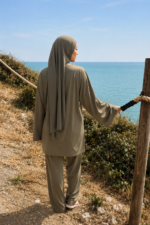 BURKINI OVERSIZE 3 PIÈCES - CHOCOLAT – Image 5