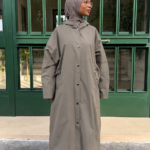 IMPERMÉABLE À CAPUCHE KAKI TAUPE
