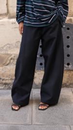 PANTALON BARREL SOFT BLEU – Image 3