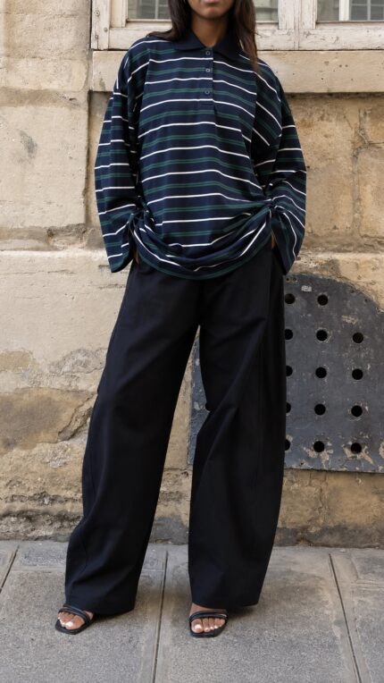 PANTALON BARREL SOFT BLEU