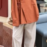 CHEMISE PURE TERRACOTTA