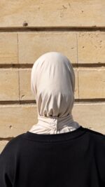 Cagoule Jersey Bambou — Beige Sable – Image 3
