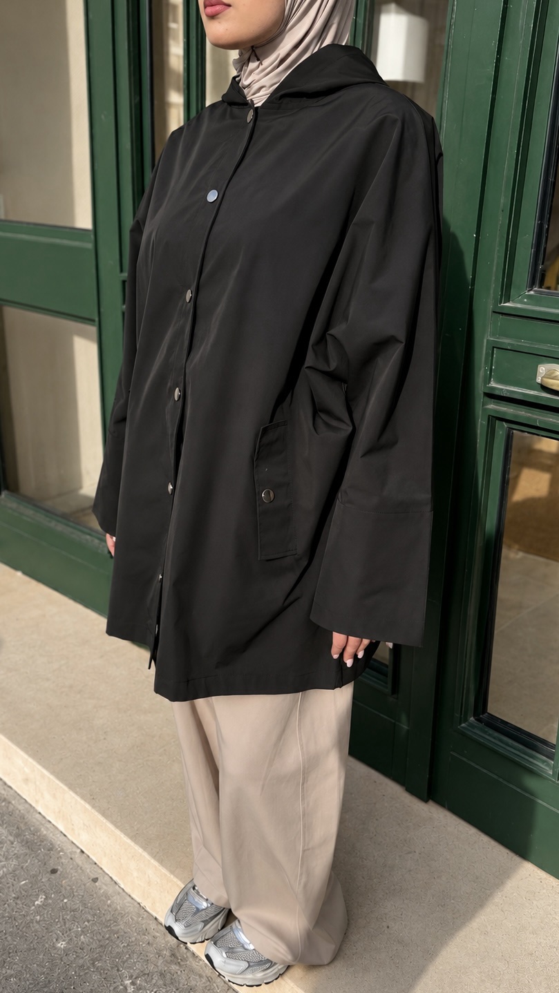 2dd7d4ec-2872-449b-aadd-6d074e8e3899 IMPERMÉABLE RAINCOAT NOIR – Image 1