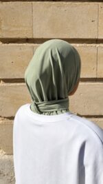 Cagoule Jersey Bambou — Vert Sauge – Image 2