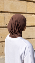 Cagoule Jersey Bambou — Noisette – Image 2