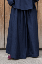 JUPE POP COTON BLEU MARINE – Image 2
