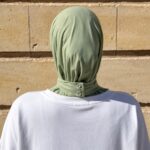 Cagoule Jersey Bambou — Vert Sauge