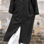 IMPERMÉABLE À CAPUCHE NOIR