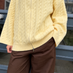 PULL MAILLE ZIP BEURRE