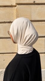 Cagoule Jersey Bambou — Beige Sable – Image 2