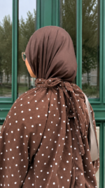 BLOUSE DOTTIE CHOCOLAT – Image 2