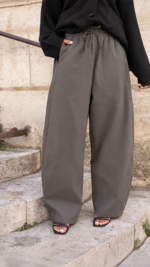 PANTALON BARREL SOFT GRIS – Image 3