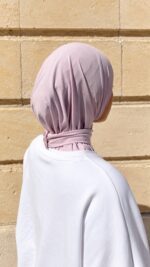 Cagoule Jersey Bambou — Lilas Poudré – Image 2