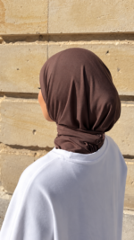Cagoule Jersey Bambou — Noisette