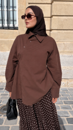 CHEMISE PURE MARRON