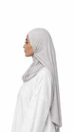 JERSEY MAXI BAMBOU GRIS CLAIR