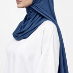 JERSEY LIQUID PETROL BLUE