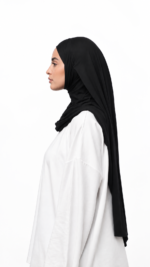 JERSEY MAXI BAMBOU NOIR – Image 2