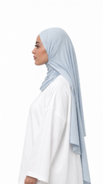 JERSEY MAXI BAMBOU BLEU CIEL – Image 2