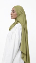 JERSEY MAXI BAMBOU VERT POMME – Image 2